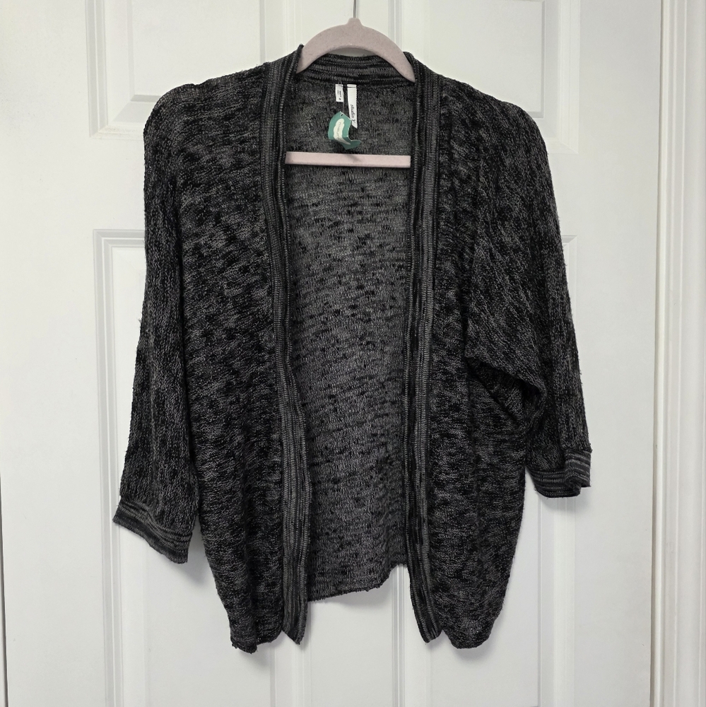 Women's Gray Open-Front Sweater Size Small NWT